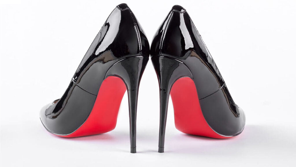 Louboutin red soles trademark
